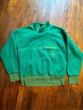 Vintage big dogs fleece pullover sweater size medium